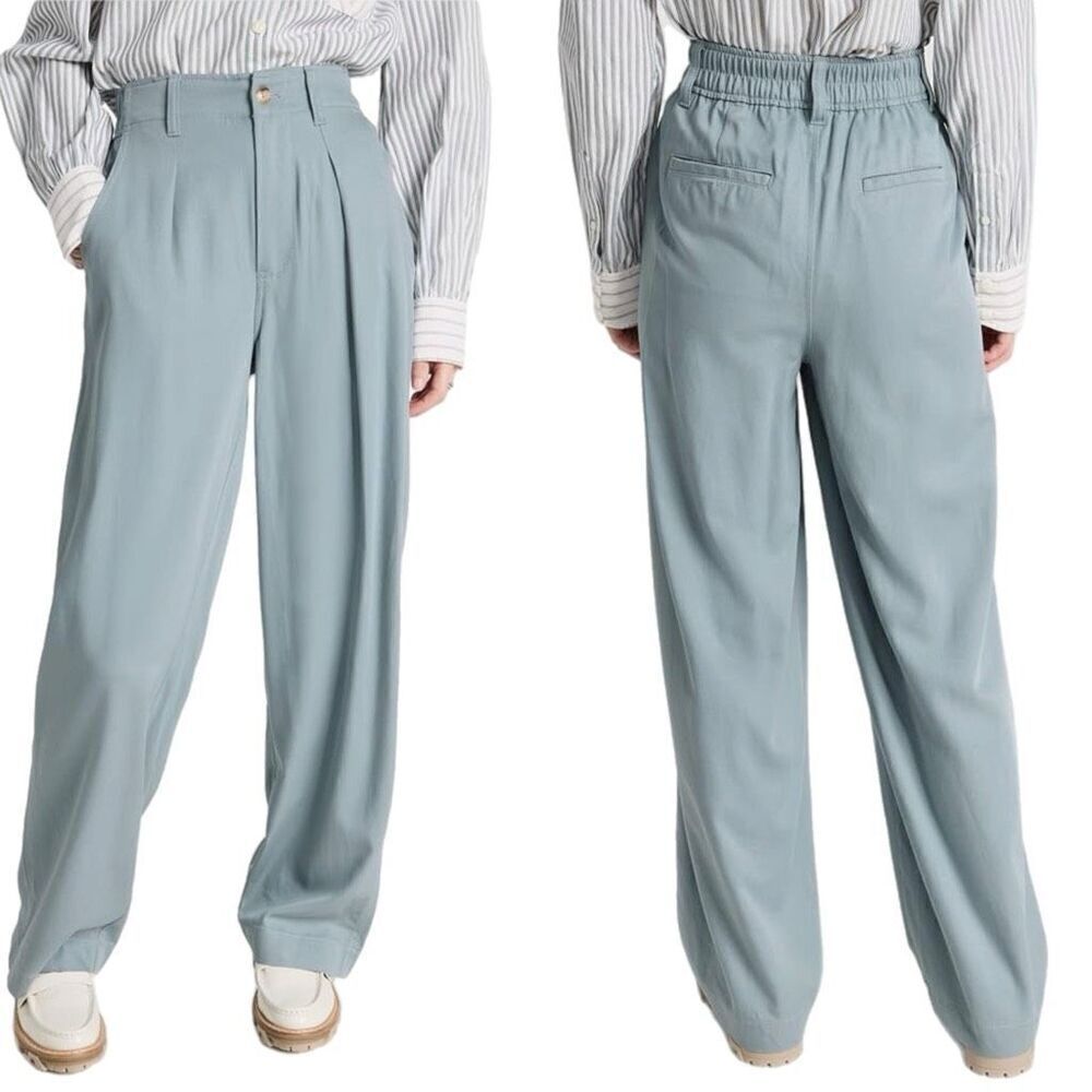 Madewell Women's The Neale Straight-Leg Pant in Drapeweave